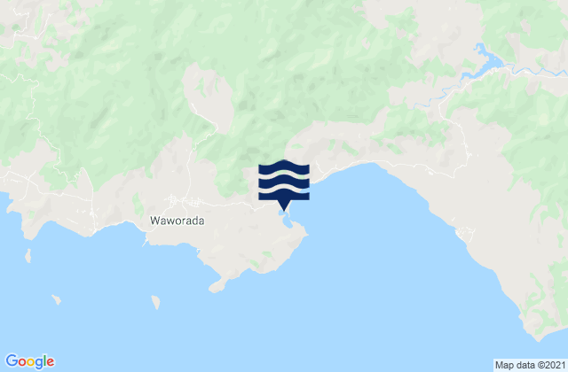 Oinao, Indonesiaの潮見表地図
