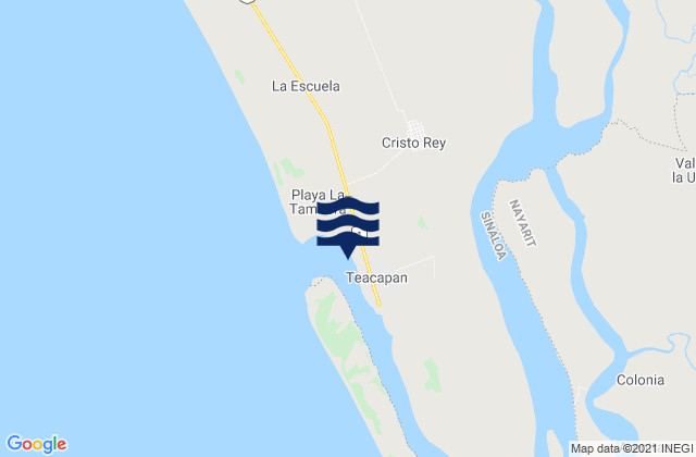 Ojo de Agua de Palmillas, Mexicoの潮見表地図