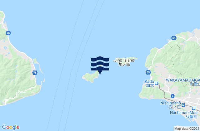 Oki-No-Sima, Japanの潮見表地図