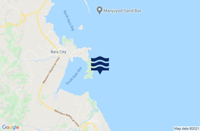Okiot, Philippinesの潮見表地図