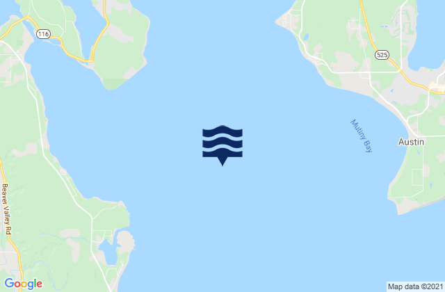 Olele Point 1.8 miles ENE of, United Statesの潮見表地図