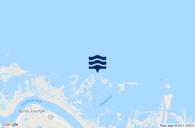 Olga Compressor Station Grand Bay, United Statesの潮見表地図