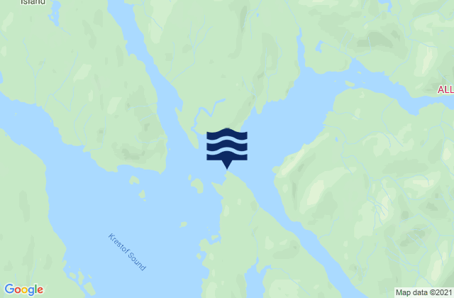 Olga Point (Olga Strait), United Statesの潮見表地図