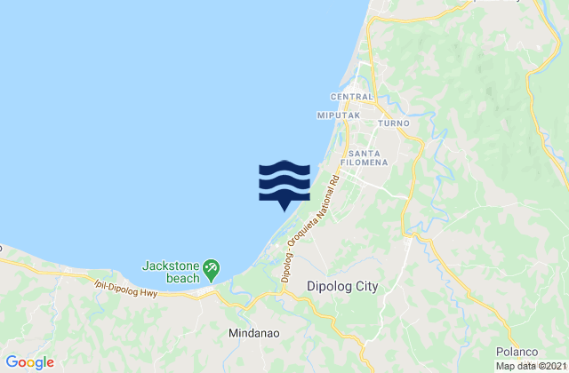 Olingan, Philippinesの潮見表地図