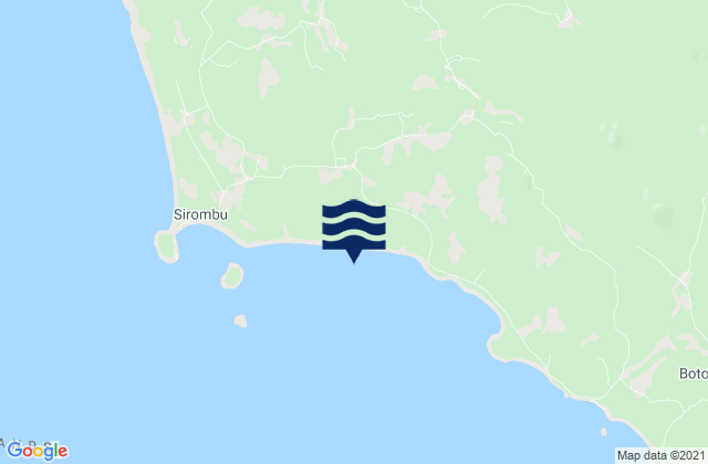 Onolimbu, Indonesiaの潮見表地図