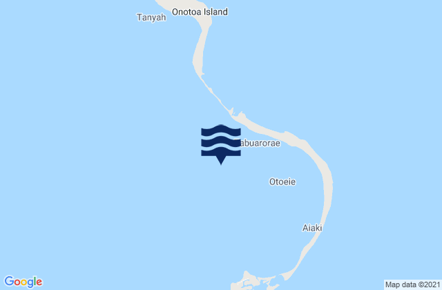 Onotoa, Kiribatiの潮見表地図
