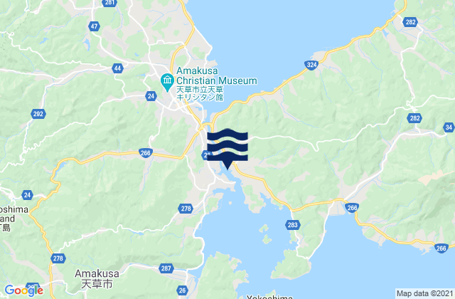 Oomon, Japanの潮見表地図