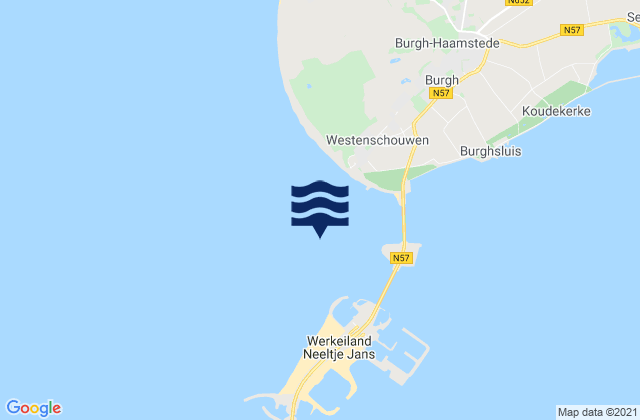 Oosterschelde 04, Netherlandsの潮見表地図
