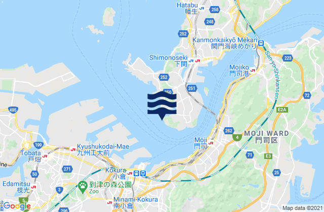 Ooyamanohana, Japanの潮見表地図