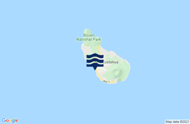 Oranjestad, Bonaire, Saint Eustatius and Saba の潮見表地図