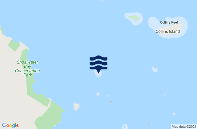 Osborn Island, Australiaの潮見表地図