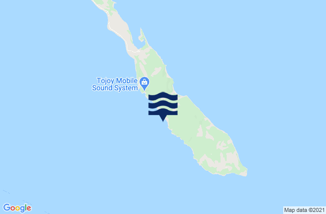 Osmeña, Philippinesの潮見表地図