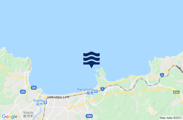 Osyoro, Japanの潮見表地図