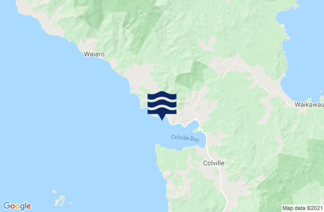 Otautu Bay, New Zealandの潮見表地図