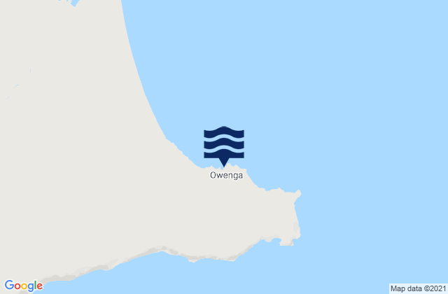 Owenga, New Zealandの潮見表地図