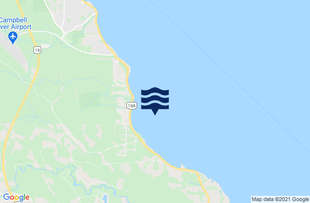 Oyster Bay, Canadaの潮見表地図