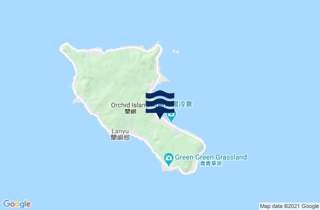 Pa-tai Wan (Lan Yu), Taiwanの潮見表地図