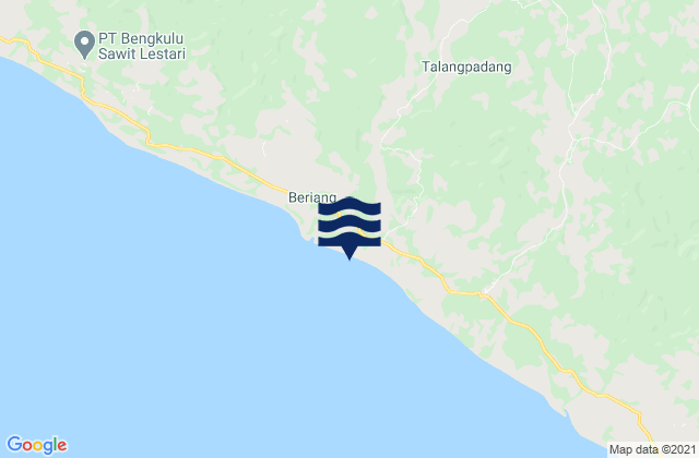 Padangguci, Indonesiaの潮見表地図