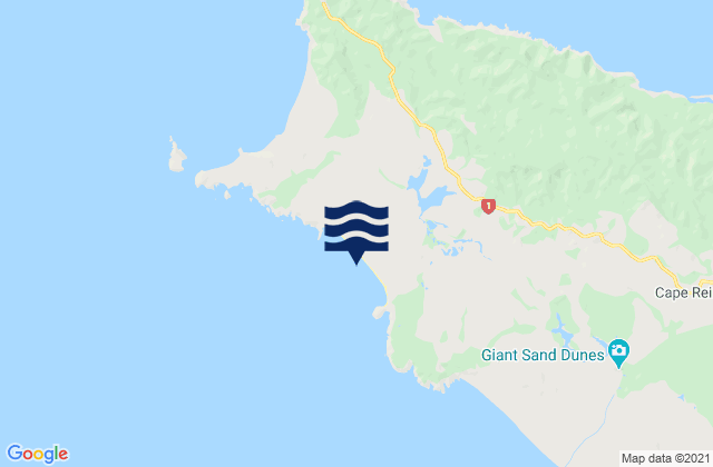 Paengarēhia / Twilight Beach, New Zealandの潮見表地図
