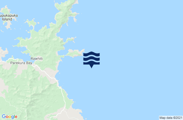 Pahi Bay, New Zealandの潮見表地図