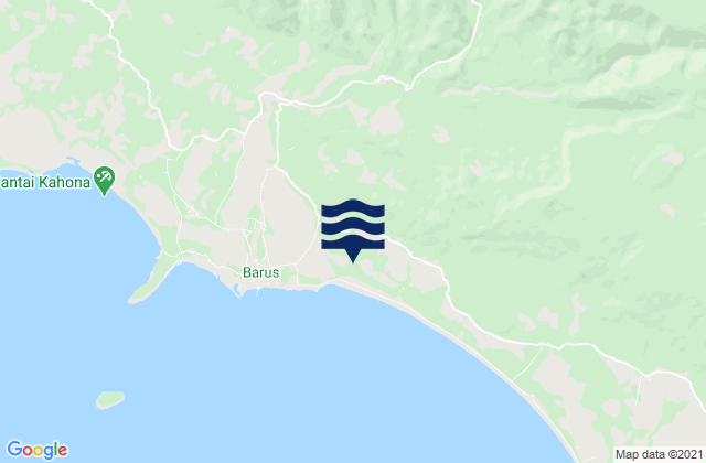 Pakkat, Indonesiaの潮見表地図