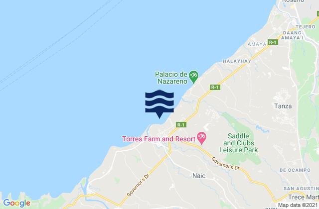 Palangue, Philippinesの潮見表地図