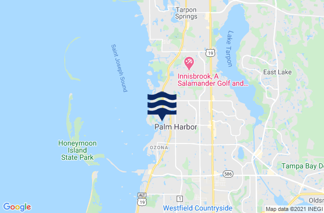 Palm Harbor, United Statesの潮見表地図