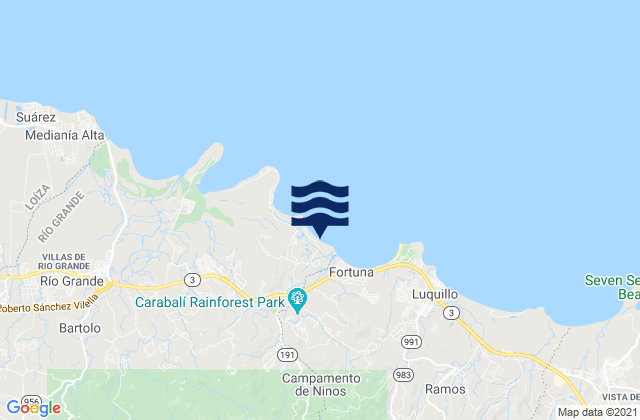Palmer, Puerto Ricoの潮見表地図