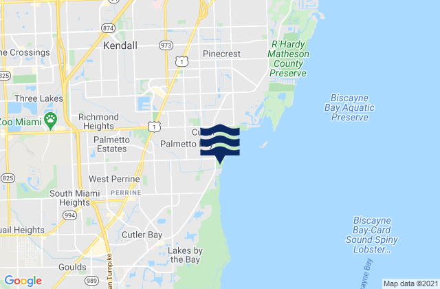 Palmetto Estates, United Statesの潮見表地図
