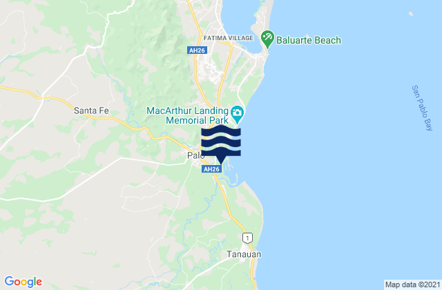 Palo, Philippinesの潮見表地図