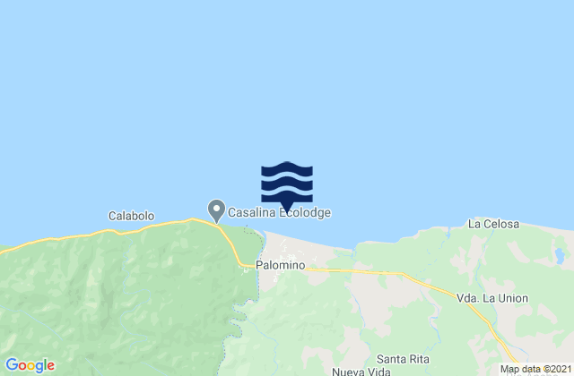 Palomino, Colombiaの潮見表地図