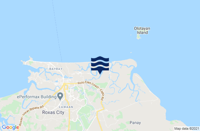 Panay, Philippinesの潮見表地図