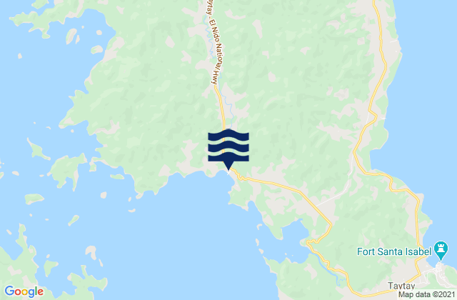 Pancol, Philippinesの潮見表地図
