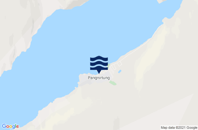 Pangnirtung, Canadaの潮見表地図