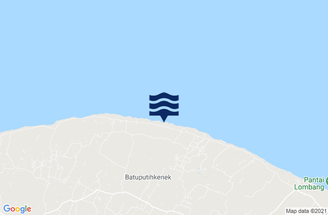Panjeran, Indonesiaの潮見表地図