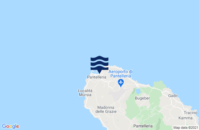 Pantelleria, Italyの潮見表地図
