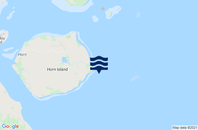 Papou Point, Australiaの潮見表地図