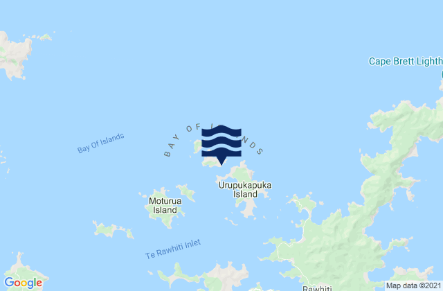 Paradise Bay (Oneura Bay), New Zealandの潮見表地図