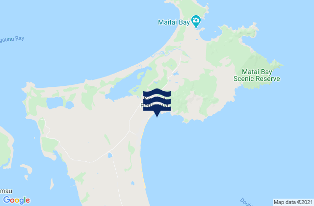 Parakerake Bay, New Zealandの潮見表地図