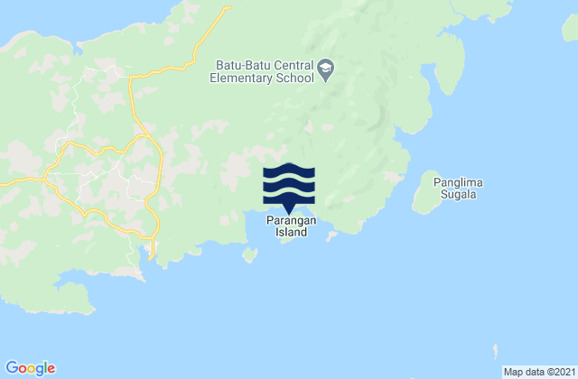 Parangan, Philippinesの潮見表地図
