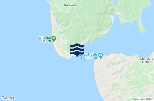 Paratutae Island, New Zealandの潮見表地図