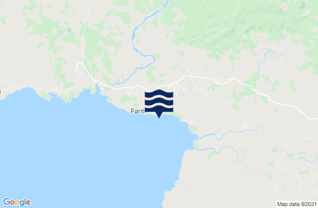 Pariti, Indonesiaの潮見表地図