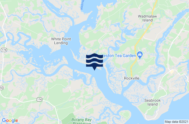 Park Island Tom Point Creek, United Statesの潮見表地図