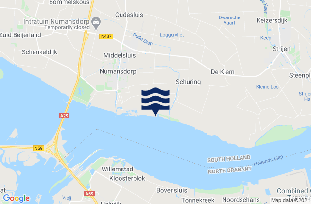 Parkhaven, Netherlandsの潮見表地図