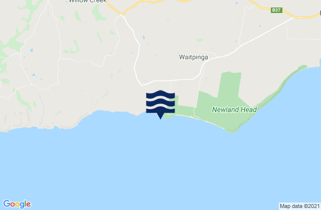 Parsons Beach, Australiaの潮見表地図