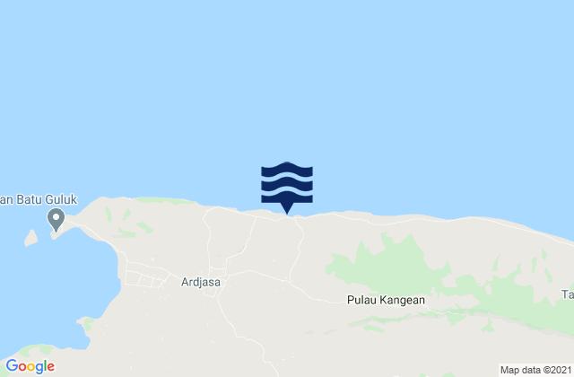 Pasarbaru, Indonesiaの潮見表地図