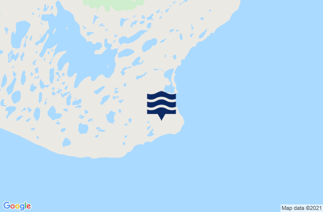 Paso Goree Bahia Nassau, Argentinaの潮見表地図