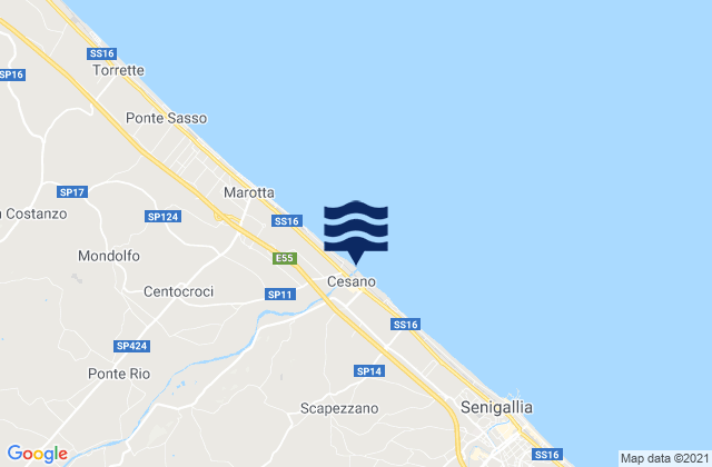Passo Ripe, Italyの潮見表地図