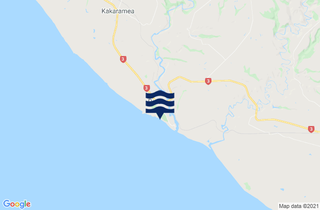Patea, New Zealandの潮見表地図