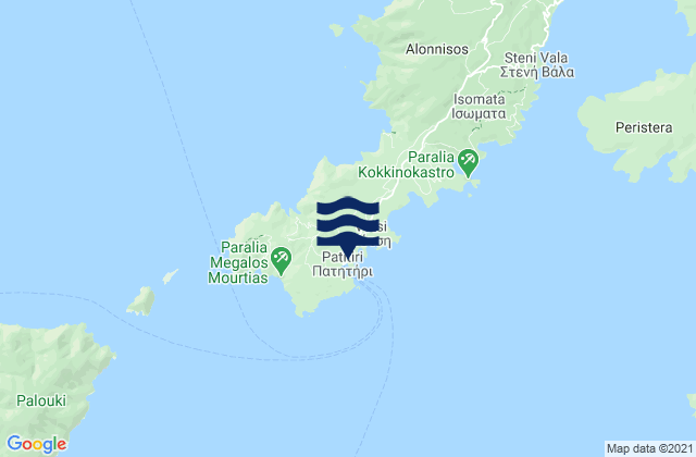Patitírion, Greeceの潮見表地図
